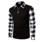 👕💎 Bestseller – Legeres Langarm-Halbzipphemd für Herren