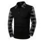 👕💎 Bestseller – Legeres Langarm-Halbzipphemd für Herren