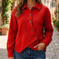 💎✨ Bestseller – Damen-Jacke mit diagonalem Knopfverschluss – bequem