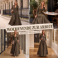 👗🌸 Neuheiten – Revers-Maxikleid mit Knopfleiste – elegant und praktisch