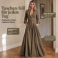 👗🌸 Neuheiten – Revers-Maxikleid mit Knopfleiste – elegant und praktisch
