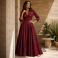 👗🌸 Neuheiten – Revers-Maxikleid mit Knopfleiste – elegant und praktisch