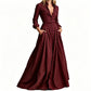 👗🌸 Neuheiten – Revers-Maxikleid mit Knopfleiste – elegant und praktisch