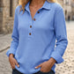 👚⭐ Top-bewertet – Waffel-Henley – zeitlos und bequem