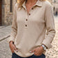 👚⭐ Top-bewertet – Waffel-Henley – zeitlos und bequem