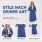 👗⭐ Top-bewertet – Figurformendes Maxi-Kleid aus Denim