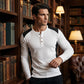 📢🎉50%Rabatt!!!🛍️✨Herren Henley-Shirt aus Waffelstrick im Color-Block-Design