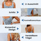 ✨ Jetzt im Trend –Damen figurbetontes Jeanskleid mit U-Ausschnitt
