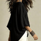 👚⭐ Top-bewertet – Damen-Bluse mit legerem Fall und V-Ausschnitt