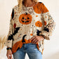 🎃✨ Bestseller –Damen-Halloween-Strickpullover im lockeren Schnitt mit Fledermausärmel