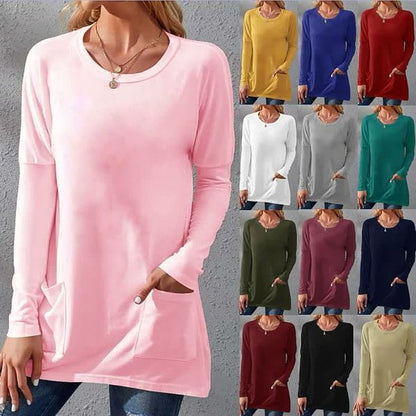 👚🧶 Neuheiten – Lockerer Rundhalspullover – bequem und vielseitig