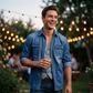 👕✨ Jetzt im Trend – Lockeres Denimhemd – perfekt für Alltag