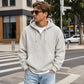 👕🧶 Jetzt im Trend – Lockerer Strick-Hoodie – perfekt für Alltag