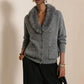 ✨ Neuheiten – Damen Strickcardigan mit Pelzkragen