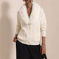 ✨ Neuheiten – Damen Strickcardigan mit Pelzkragen