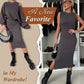 👗🌸 Bestseller – Damen-Set mit Sweatshirt mit schrägen Schultern und ärmellosem Kleid
