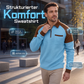 💎🧶 Neuheiten – Waffel-Zip-Sweatshirt – bequem und lässig