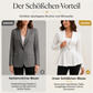 Minimalistische Jacke aus strukturierter, einfarbiger Ware mit Knopfleiste vorne