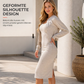 Elegantes Trägerkleid mit kurzer Jacke für Damen, 2-teiliges Set