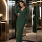 👗✨ Neuheiten – Geripptes Damen-Maxikleid mit Kapuze