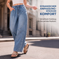 Legere Jeans mit weiter Passform für Damen