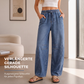 Legere Jeans mit weiter Passform für Damen