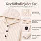 Strick-Cardigan mit Zopfmuster und Kapuze für Damen