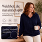 Strick-Cardigan mit Zopfmuster und Kapuze für Damen