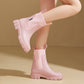 Wasserdichte, rutschfeste Stiefel mit dicker Sohle und mittlerem Schaft