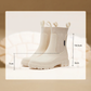 Wasserdichte, rutschfeste Stiefel mit dicker Sohle und mittlerem Schaft