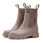 Wasserdichte, rutschfeste Stiefel mit dicker Sohle und mittlerem Schaft