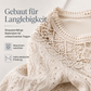 Langarm-T-Shirt für Damen mit Spitzen-Applikationen
