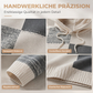Herren-Casual-Kapuzenstrickpullover mit karierten Patchwork-Elementen