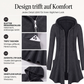 📢📢50%Rabatt!!!🎉✨Damen Kapuzenjacke mit Reißverschluss, mittellang