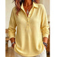 ☀️🧶 Jetzt im Trend – Lässiges Waffelstrick-Shirt – ideal für Alltag