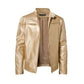 🧥 50% Rabatt | Markante Silhouette & moderner Leder-Look – Herren Stehkragenjacke