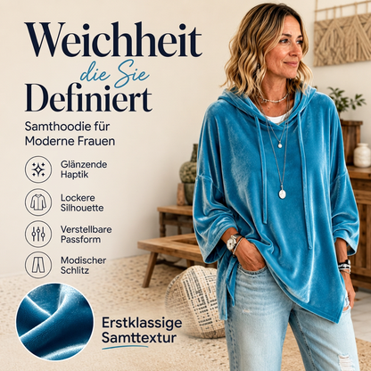✨ 50% Rabatt | Lässiger Komfort trifft edlen Samt-Look – Damen Sweatshirt