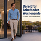 👔 50% Rabatt | Weniger Bügeln, länger gepflegt – Herren Jeanshemd