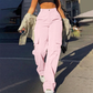 👖 50% Rabatt | Optisch längere Beine & praktische Cargo-Taschen – Damen High-Waist Hose