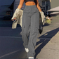 👖 50% Rabatt | Optisch längere Beine & praktische Cargo-Taschen – Damen High-Waist Hose