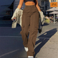 👖 50% Rabatt | Optisch längere Beine & praktische Cargo-Taschen – Damen High-Waist Hose