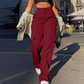 👖 50% Rabatt | Optisch längere Beine & praktische Cargo-Taschen – Damen High-Waist Hose