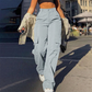 👖 50% Rabatt | Optisch längere Beine & praktische Cargo-Taschen – Damen High-Waist Hose