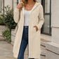 📢📢50%Rabatt!!!🎉✨Lange Kapuzenjacke mit Reißverschluss für Damen