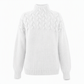 Legerer Strickpullover mit Rollkragen in Unifarbe