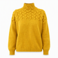 Legerer Strickpullover mit Rollkragen in Unifarbe