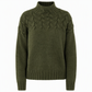 Legerer Strickpullover mit Rollkragen in Unifarbe