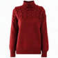 Legerer Strickpullover mit Rollkragen in Unifarbe