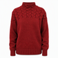 Legerer Strickpullover mit Rollkragen in Unifarbe