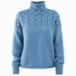 Legerer Strickpullover mit Rollkragen in Unifarbe